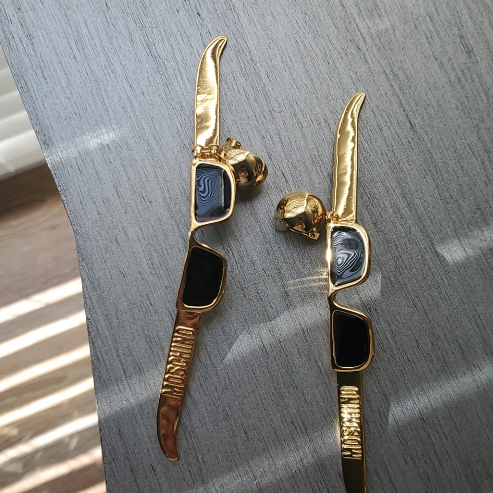 H&M Moschino Earrings. Comes with Box